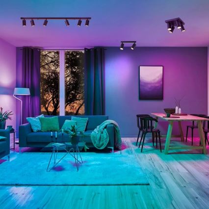 Immax NEO 07267Z - LED RGB+CCT Foco regulable NEO PUNTO 4xGU10/4,8W/230V Wi-Fi Tuya