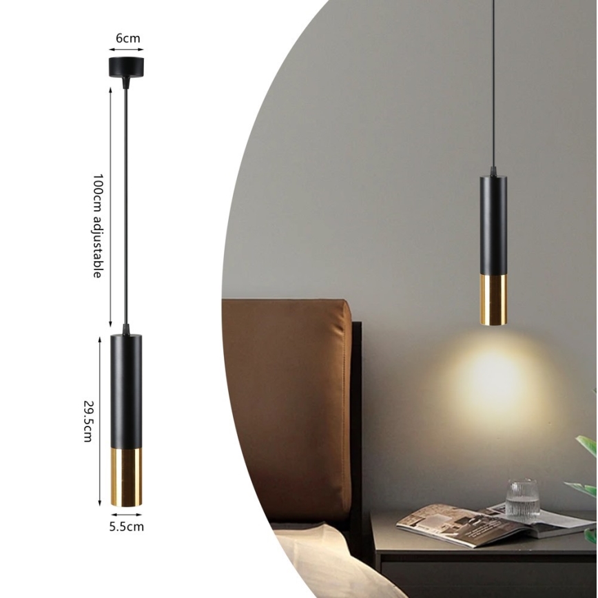 Immax NEO 07273Z - LED RGB+CCT Lámpara colgante regulable NEO PUNTO 1xGU10/4,8W/230V Tuya