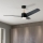 Immax NEO 07280L - Ventilador de techo LED BEAUTY LED/18W/230V Wi-Fi Tuya negro diá. 132 cm + control remoto
