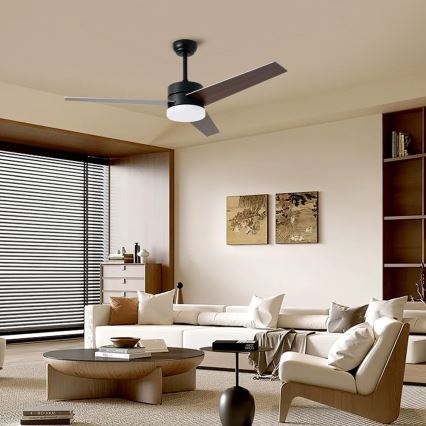 Immax NEO 07285L - Ventilador de techo LED+CCT regulable VARIABLE LED/24W/230V 3000/4000/6000K Wi-Fi Tuya Ø 132 cm + mando a distancia