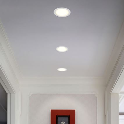 Immax NEO 07294L - Downlight empotrable LED regulable, 36W/230V, Wi‑Fi, Tuya Ø 23 cm, blanco