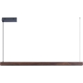 Immax NEO 07300L - Lámpara colgante regulable con cable MADEIRA LED/26W/230V Wi-Fi Tuya 122 cm nogal + control remoto