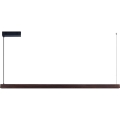 Immax NEO 07301L - Lámpara colgante LED regulable con cable MADEIRA LED/33W/230V Wi-Fi Tuya 152 cm nogal + mando a distancia