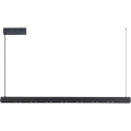 Immax NEO 07306L - Lámpara colgante LED regulable con cable MADEIRA LED/26 W/230 V Wi‑Fi Tuya 122 cm negra + mando a distancia