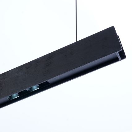 Immax NEO 07307L - Lámpara colgante LED regulable con cable MADEIRA LED/33W/230V Wi-Fi Tuya 152 cm negro + mando a distancia