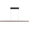 Immax NEO 07309L - Lámpara colgante regulable sobre cable con sensor MADEIRA, LED 37 W/230 V, 157 cm, acabado nogal