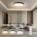 Immax NEO 07314L - Luminaria LED de techo regulable SEMPLICI LED/128W/230V Ø 100 cm Wi‑Fi Tuya negra + control remoto