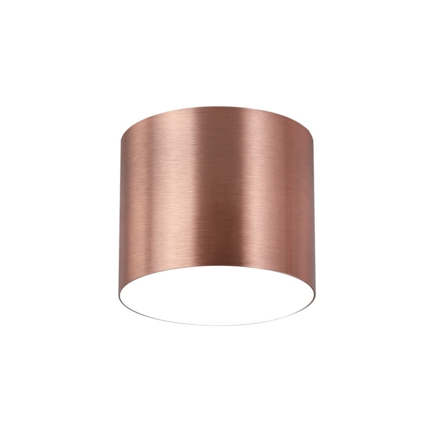 Immax NEO 07319L - Luminaria de techo LED regulable RONDATE, 18W/230V, diámetro 11,5 cm, Wi-Fi Tuya, oro rosa