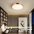 Immax NEO 07321L - Plafón LED regulable NEO LITE SEMPLICI LED/36W/230V, Ø 40 cm, acabado cobre + mando a distancia