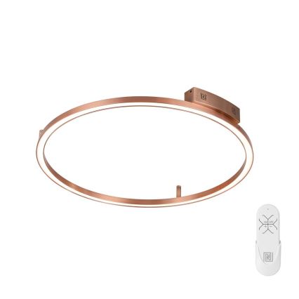 Immax NEO 07326-80C - Luminaria de techo LED regulable FINO LED/55W/230V 80 cm Tuya oro rosa + control remoto