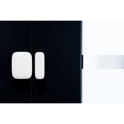 Immax NEO 07511L - SET 2x Sensor magnético para ventanas y puertas SMART 1xCR2032 Zigbee Tuya