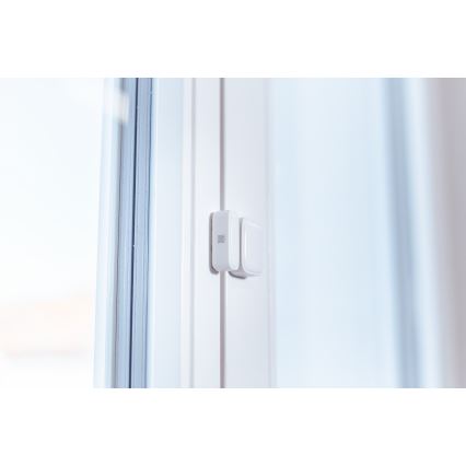 Immax NEO 07511L - SET 2x Sensor magnético para ventanas y puertas SMART 1xCR2032 Zigbee Tuya