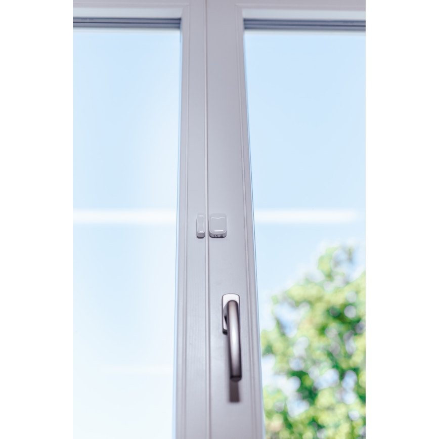 Immax NEO 07511L - SET 2x Sensor magnético para ventanas y puertas SMART 1xCR2032 Zigbee Tuya