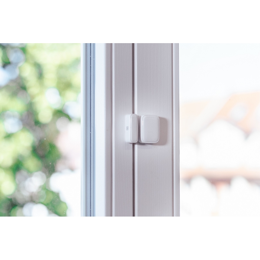 Immax NEO 07511L - SET 2x Sensor magnético para ventanas y puertas SMART 1xCR2032 Zigbee Tuya