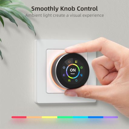Immax NEO 07534L - Termostato para calefacción por suelo radiante inteligente 230V/3A Wi‑Fi Tuya