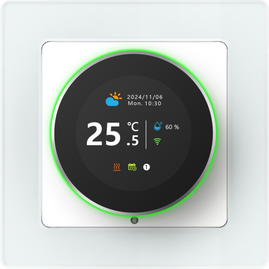 Immax NEO 07534L - Termostato para calefacción por suelo radiante inteligente 230V/3A Wi‑Fi Tuya
