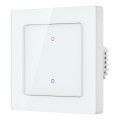 Immax NEO 07539L - Interruptor inteligente de 2 botones 230 V Wi‑Fi Tuya
