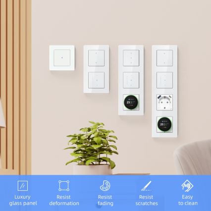 Immax NEO 07541L - Marco para interruptores, enchufes y termostatos 2Z