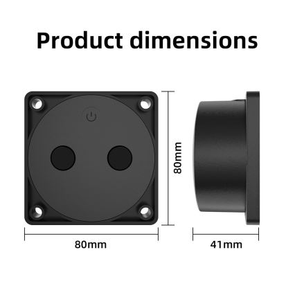 Immax NEO 07543L - Sensor ultrasónico de nivel de líquidos 5 m Wi-Fi Tuya