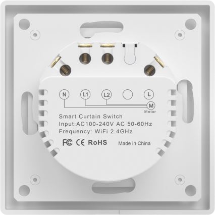 Immax NEO 07551L - Interruptor inteligente para el control de persianas y estores 230V