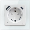 Immax NEO 07553L - Enchufe inteligente tipo E 16A/230V + 1xUSB-A+1xUSB-C PD 20W