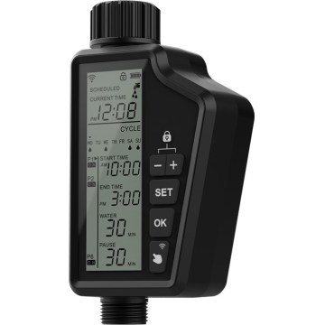 Immax NEO 07556L - Válvula de riego 4xAA IP65 Wi-Fi compatible con Tuya