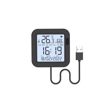 Immax NEO 07559L - Controlador con sensor de temperatura y humedad 5V Wi-Fi