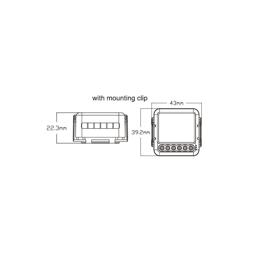 Immax NEO 07572L - Inteligente control remoto NEO LITE V8 2 botones Tuya