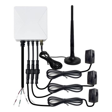 Immax NEO 07581L - Medidor inteligente de consumo eléctrico trifásico Wi-Fi Tuya