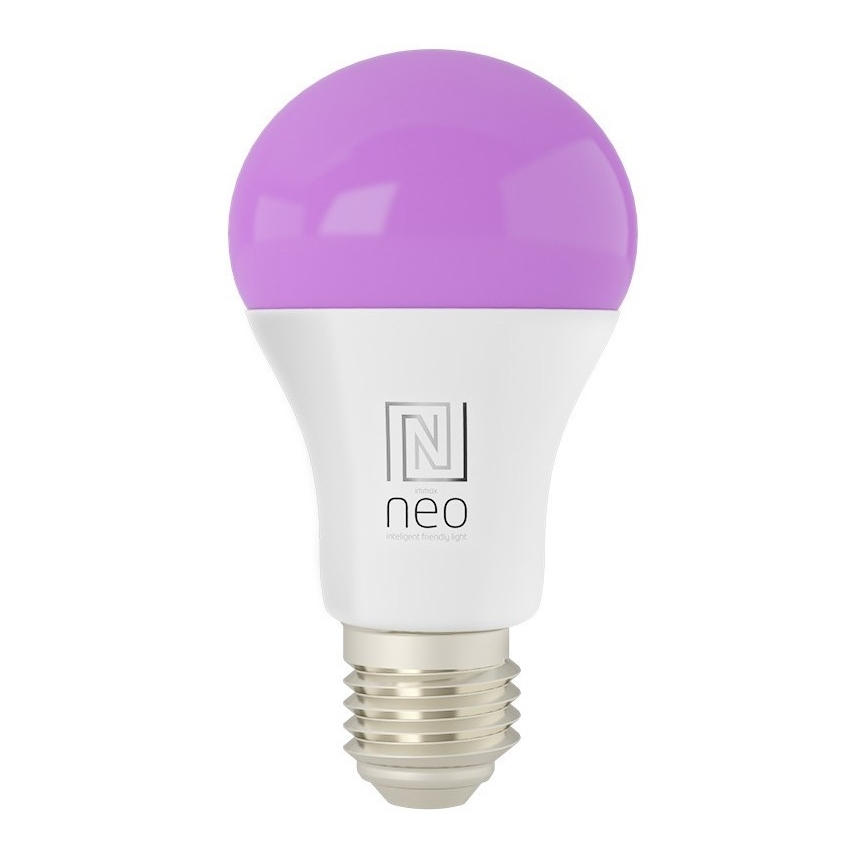 Immax NEO 07712CDO - JUEGO 3x LED RGB+CCT Bombilla regulable E27/9W/230V Wi-Fi Tuya + mando a distancia