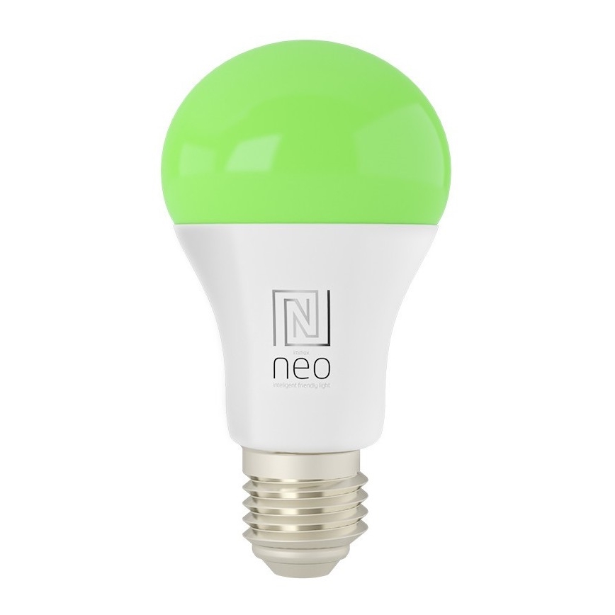 Immax NEO 07712CDO - JUEGO 3x LED RGB+CCT Bombilla regulable E27/9W/230V Wi-Fi Tuya + mando a distancia