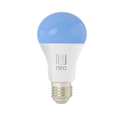 Immax NEO 07712L - LED RGB+CCT Bombilla regulable NEO LITE Inteligente E27/9W/230V Wi-Fi Tuya 2200 - 6500K