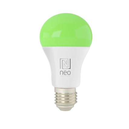 Immax NEO 07712L - LED RGB+CCT Bombilla regulable NEO LITE Inteligente E27/9W/230V Wi-Fi Tuya 2200 - 6500K