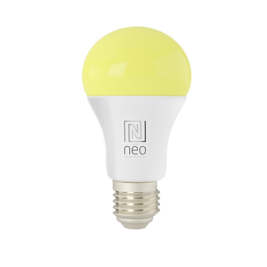 Immax NEO 07712L - LED RGB+CCT Bombilla regulable NEO LITE Inteligente E27/9W/230V Wi-Fi Tuya 2200 - 6500K