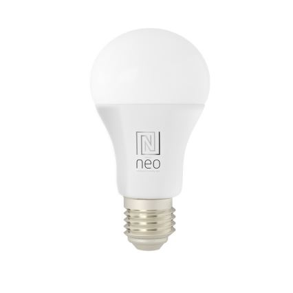 Immax NEO 07712L - LED RGB+CCT Bombilla regulable NEO LITE Inteligente E27/9W/230V Wi-Fi Tuya 2200 - 6500K