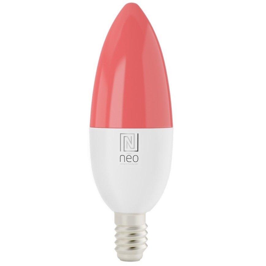 Immax NEO 07716CDO - JUEGO 3x LED RGB+CCT Bombilla regulable E14/6W/230V Wi-Fi Tuya + mando a distancia