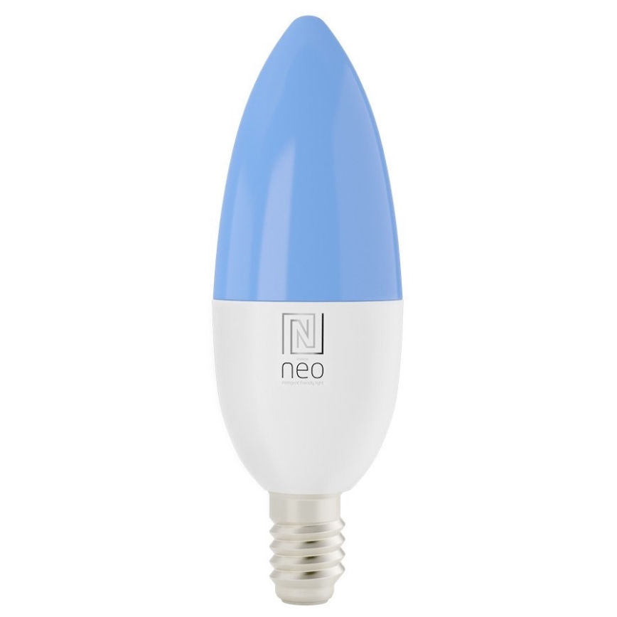 Immax NEO 07716CDO - JUEGO 3x LED RGB+CCT Bombilla regulable E14/6W/230V Wi-Fi Tuya + mando a distancia