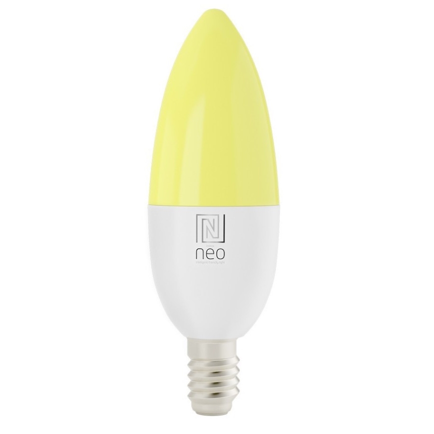 Immax NEO 07716CDO - JUEGO 3x LED RGB+CCT Bombilla regulable E14/6W/230V Wi-Fi Tuya + mando a distancia