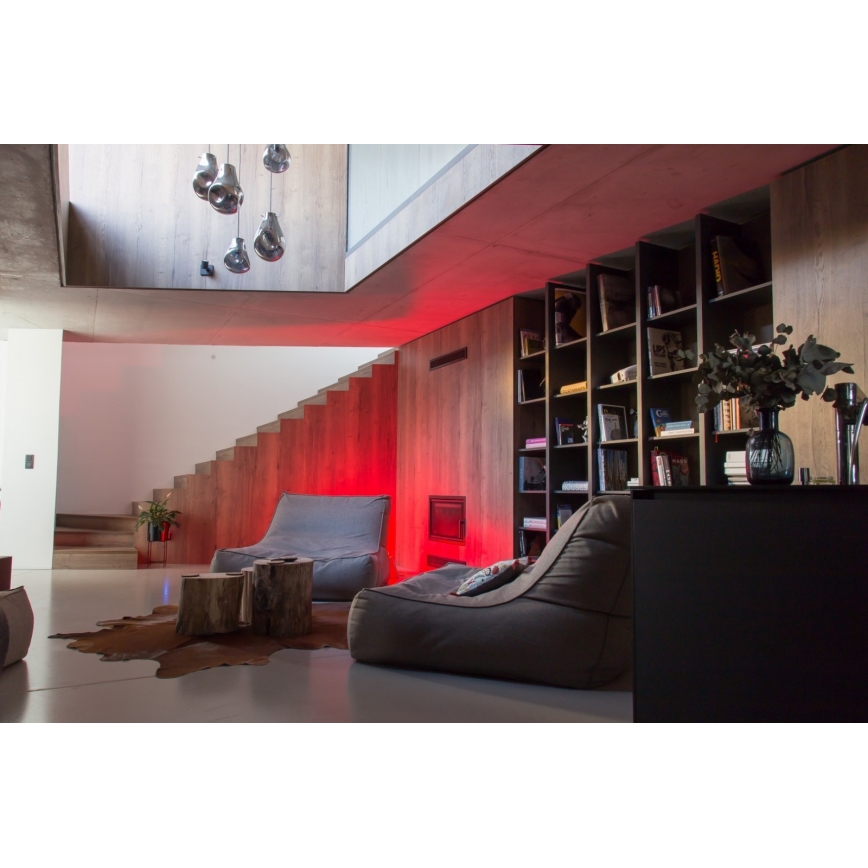 Immax NEO 07724L - LED RGB+CCT Bombilla regulable GU10/4,8W/230V 2700K Wi-Fi Tuya