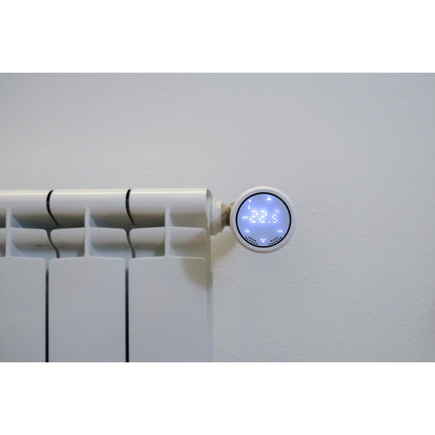 Immax NEO 07732A - SET 3x Cabezal termostático 2xAA/3V Tuya