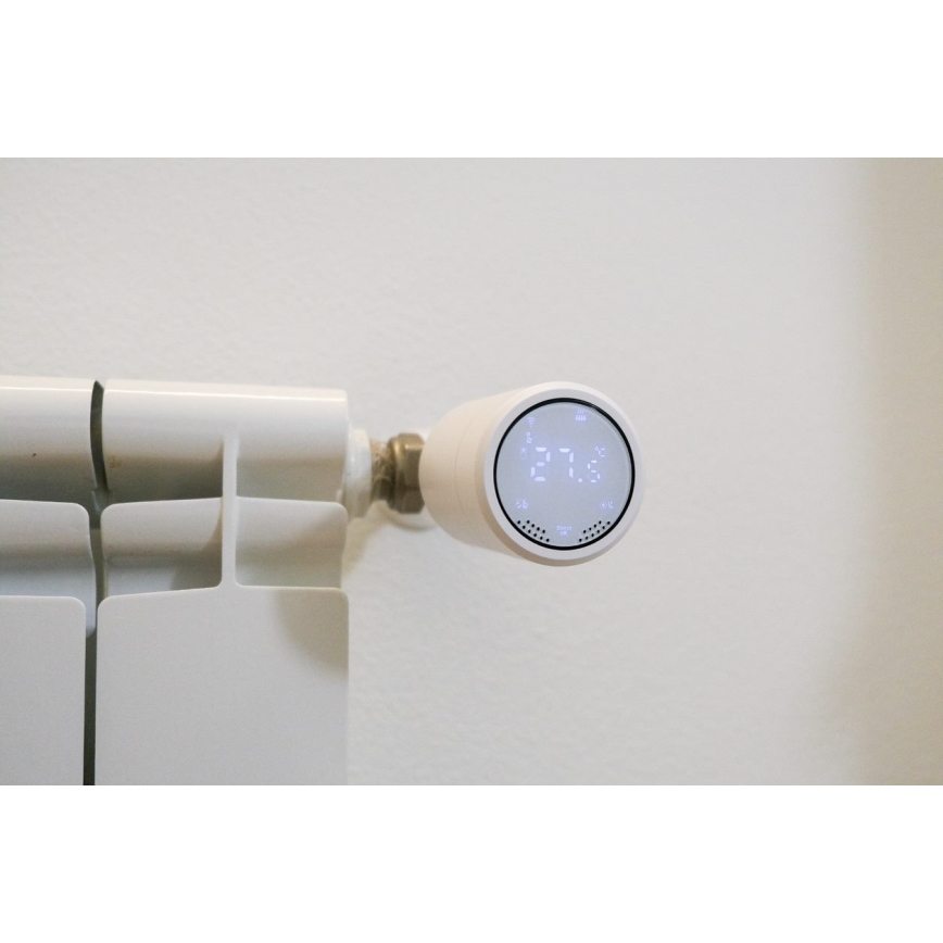 Immax NEO 07732A - SET 3x Cabezal termostático 2xAA/3V Tuya