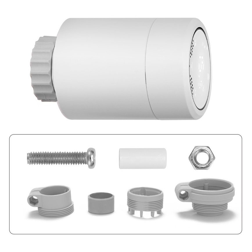 Immax NEO 07732A - SET 3x Cabezal termostático 2xAA/3V Tuya