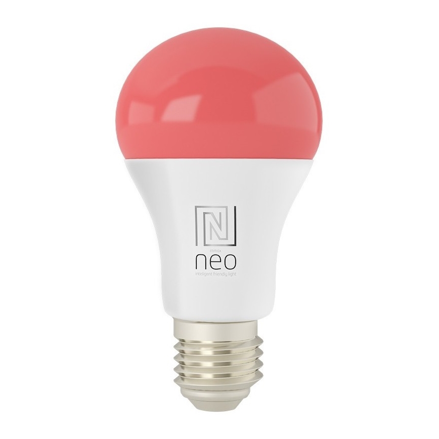 Immax NEO 07743L - Bombilla LED RGB+CCT regulable E27/11W/230V 2700-6500K Tuya