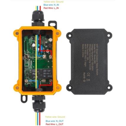 Immax NEO 07746L - Interruptor inteligente de exterior NEO LITE 3680W/230V/16A IP68 Wi-Fi Tuya