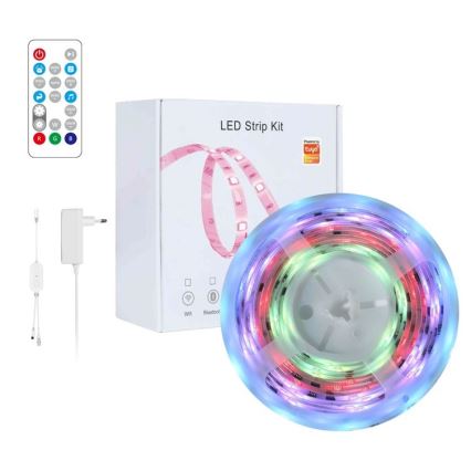 Immax NEO 07791L - Tira LED RGB regulable NEO LITE LED/18W/230V 5m IP65 Wi-FI Tuya + CR