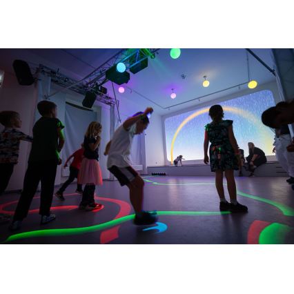 Immax NEO 07794CDO - Pack de 3 bombillas LED regulables RGB+CCT E27/14W/230V 2700K-6500K Tuya Wi-Fi + mando a distancia