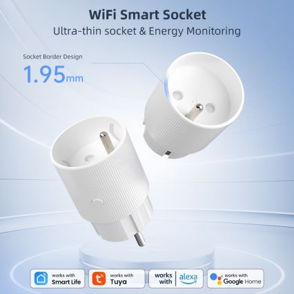 Immax NEO 07812L - Enchufe inteligente E 3500W Wi-Fi