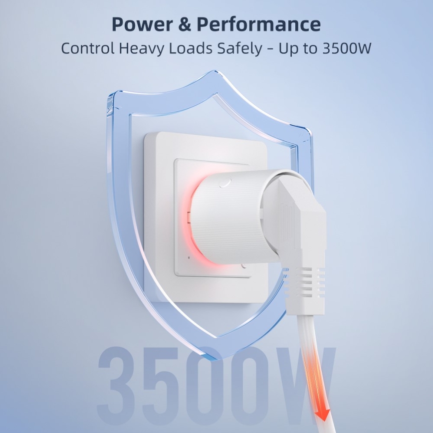 Immax NEO 07812L - Enchufe inteligente E 3500W Wi-Fi