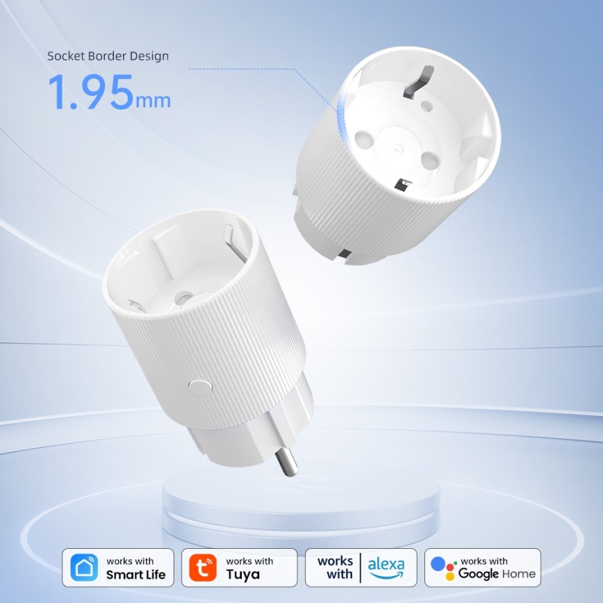 Immax NEO 07813L - Enchufe inteligente F 3500W Tuya Wi-Fi