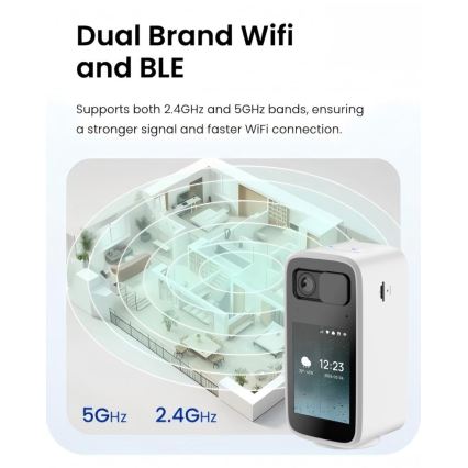 Immax NEO 07814L - Cámara inteligente para interior con sensor 4 MP 5V Wi-Fi